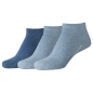 Preview: Camano Unisex Sneaker Socken 3 Paar Ca-Soft ohne Gummidruck Bio-Cotton