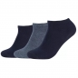 Preview: Camano Unisex Sneaker Socken 3 Paar Ca-Soft ohne Gummidruck Bio-Cotton