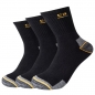 Preview: Camano Unisex Quarter Socken 3 Paar Work Cotton