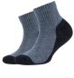 Preview: Camano Kinder Quarter Socken 2 Paar Sport Pro Tex Function