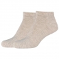 Preview: Camano Unisex Sneaker Socken Ca-Soft Bambus 2 Paar