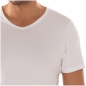 Preview: Esge Herren halbarm Unterhemd Monaco Elastic-Single Shirt 1/2 Arm V-Ausschnitt