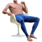 Preview: Ammann Herren lange Unterhose mit Eingriff Jeans Hose lang