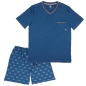 Preview: Cito Herren kurzer Schlafanzug Sunside Pyjama 1/2 Arm