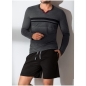 Preview: Cito Herren kurze Hose Loungewear Schlafanzughose