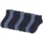 Preview: Camano Unisex Quarter Socken 9 Paar Ca-Soft ohne Gummidruck Bio-Cotton