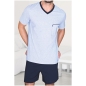 Preview: Ammann Herren kurzer Schlafanzug Nightwear Pyjama kurz