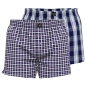 Preview: Bugatti Herren Boxershorts Helsinki 2er Pack Webware