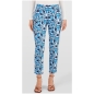 Preview: Robell Damen 7/8 Hose Bella 09 Slim fit Alloverprint Bengalin Sommerqualität