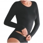 Preview: Pompadour Damen langarm Unterhemd Intime 1/1 Arm Shirt Micro-Modal