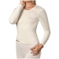 Preview: Conta Damen langarm Unterhemd Angora/Baumwolle Spenzer 1/1 Arm