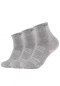 Preview: Camano Unisex Quarter Socken 3 Paar Mesh Ventilation