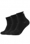 Preview: Camano Unisex Quarter Socken 3 Paar Mesh Ventilation