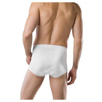 Schiesser Herren Slip mit Eingriff Original Classics Doppelripp