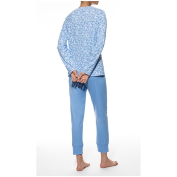 Mey Damen 7/8 Schlafanzug Flower Meadow Pyjama