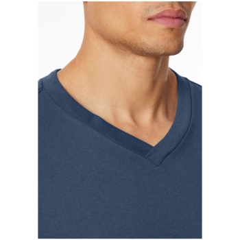 Schiesser Herren langarm Shirt Mix+Relax V-Ausschnitt