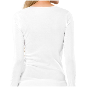 Schiesser Damen langarm Unterhemd Luxury Shirt 1/1 Arm