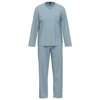 Ammann Herren langer Schlafanzug Nightwear Pyjama lang