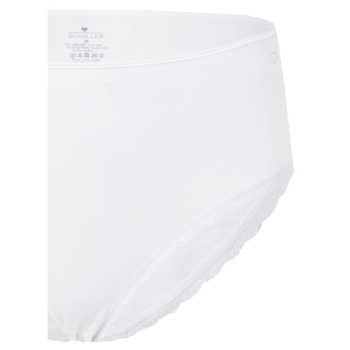 Schöller Damen High Waist Slip Viskose mit Spitze