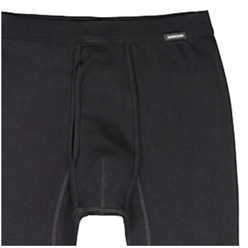 Ammann Herren lange Unterhose mit Eingriff Feinripp Hose lang