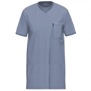 Ammann Herren kurzarm Nachthemd Nightwear 1/2 Arm