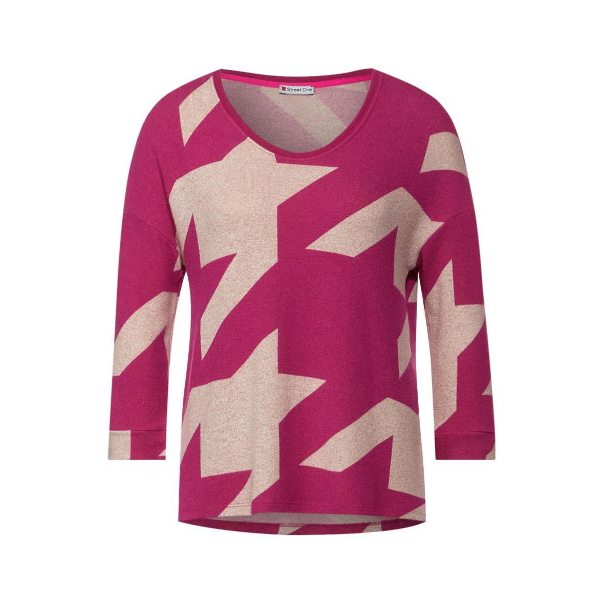 Street One Damen Shirt Soft Siemers - Muster mit Online-Shop