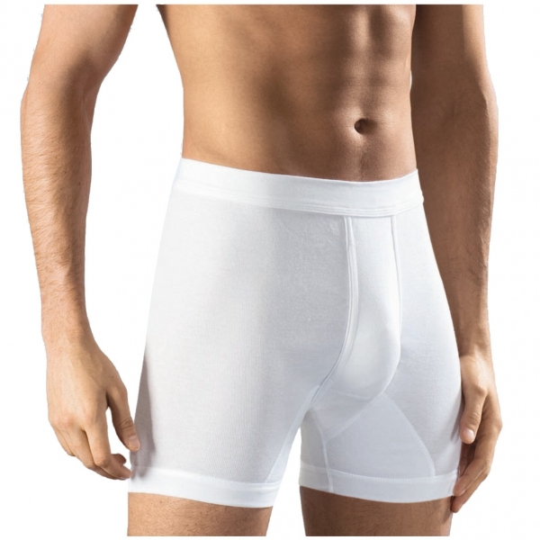 Ceceba Herren Hose kurz Classic-Linie Feinripp