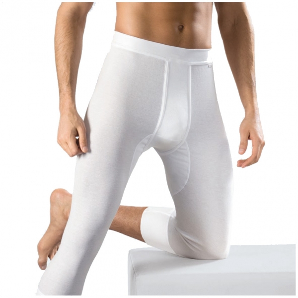 Ceceba Herren Hose 3/4 lang Classic-Linie Feinripp