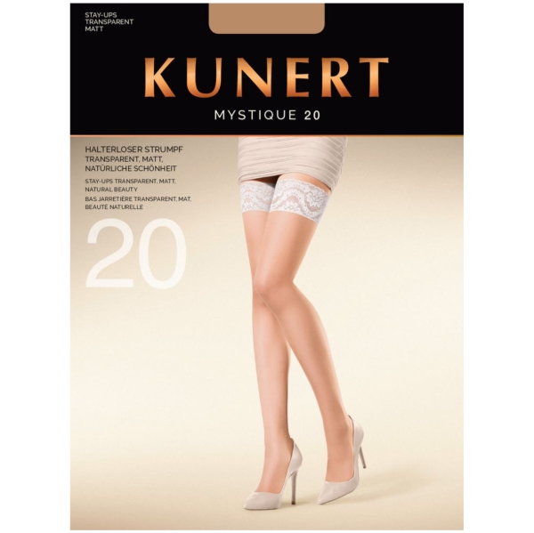 Kunert Mystique 20 Halterloser Strumpf 3er Pack