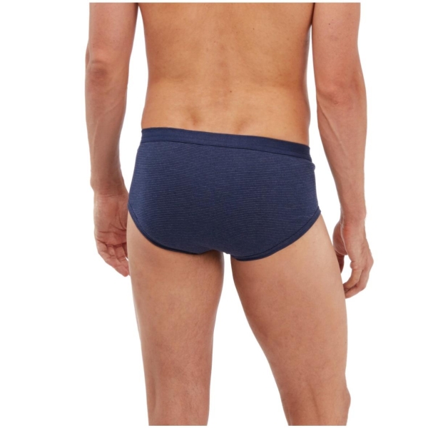 Schöller Herren Slip mit Eingriff Helios Jeans Ringel