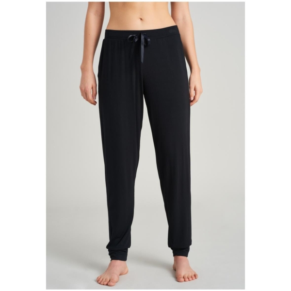 Schiesser Damen Loungehose Mix+Relax mit Bündchen