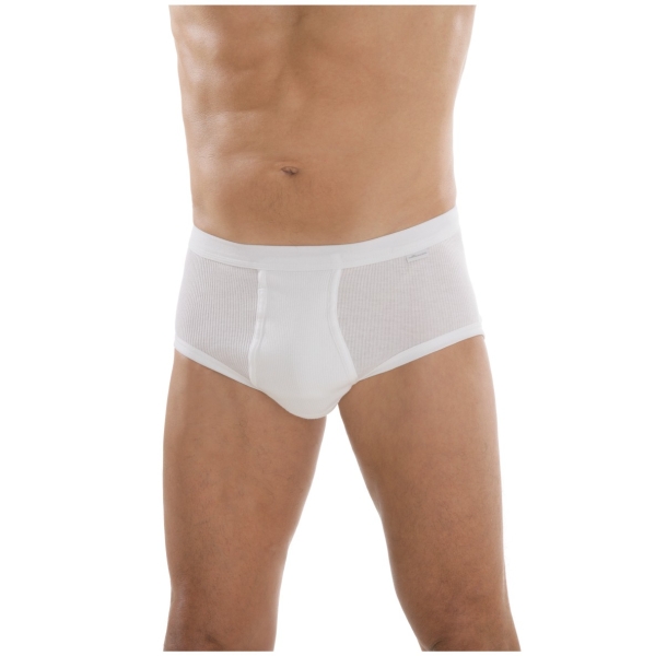 Comazo Platin Herren Slip Doppelripp