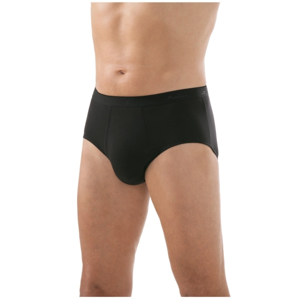 Comazo Herren black Slip mit Eingriff