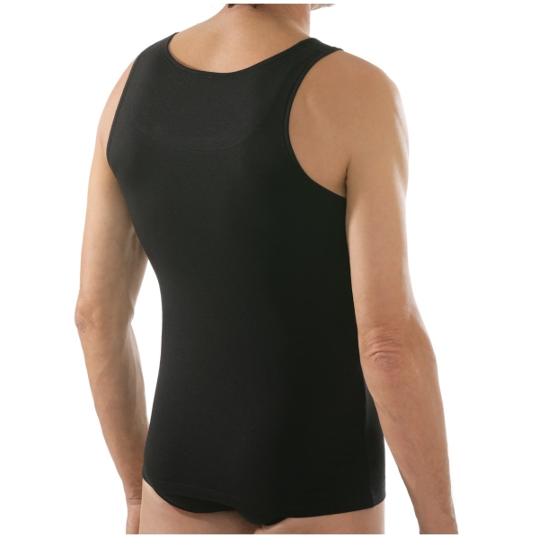 Comazo Herren black Hemd ohne Arm