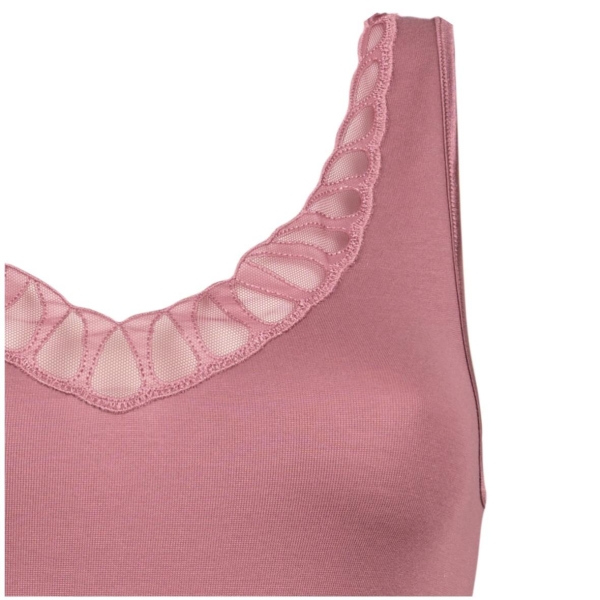 Pompadour Damen Unterhemd Intime mit Spitze Achseltop