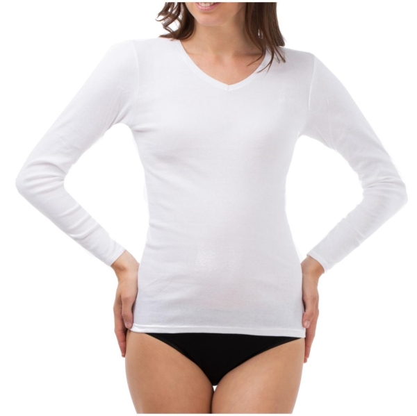 Schöller Damen langarm Unterhemd Leandra Functional 1/1 Arm Shirt