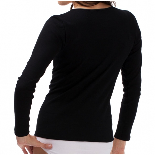 Schöller Damen langarm Unterhemd Saliha Flexible 1/1 Arm Shirt