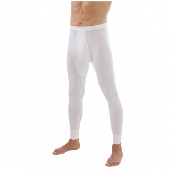 Comazo Platin Herren Hose lang Feinripp 5er Pack