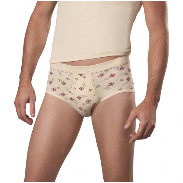 Conta Herren Slip beige bedruckt 5er Pack