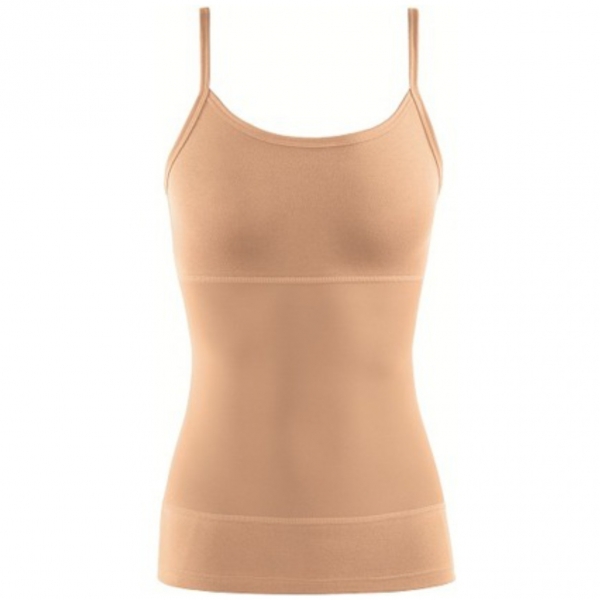 Pompadour Damen Unterhemd Body Shaper 3-Zonen Trägertop