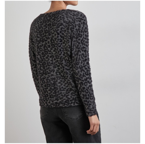 Street One Damen langarm Shirt Leo-Muster