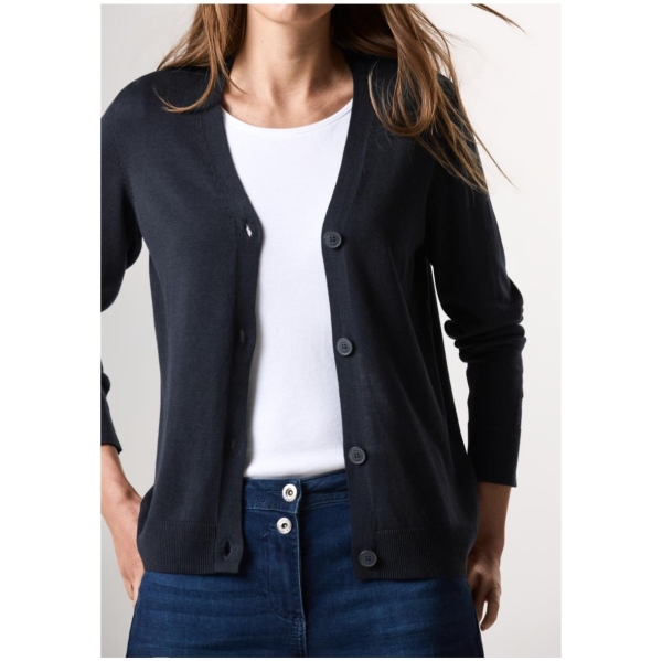 Cecil Damen Strickjacke Feinstrick Cardigan