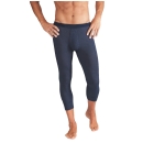 Esge Herren 3/4 lange Unterhose mit Eingriff Feinripp Ringel Hose 3/4 lang